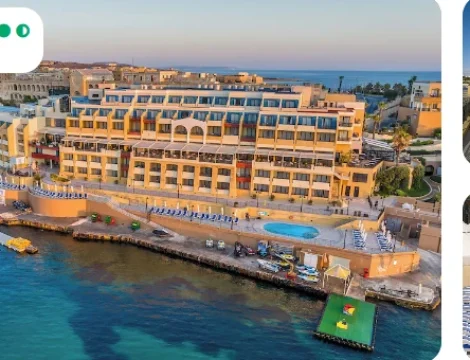 🇲🇹 City break în Malta last minute – Verdi St George’s Bay Marina (Pembroke)🌴✈️